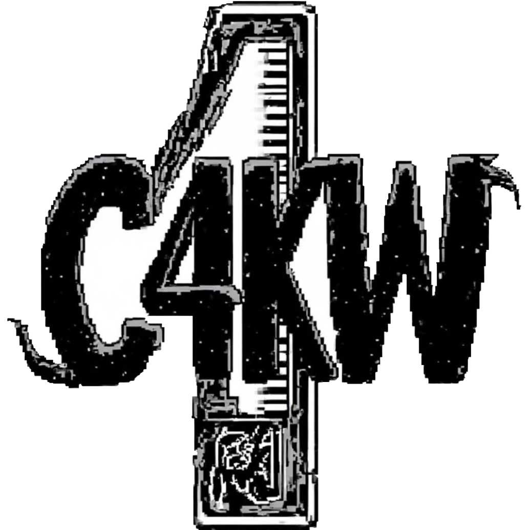 C4KW-logo met vleugel en toetsen